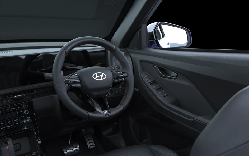 Hyundai SUV interior rendered in Unreal Engine